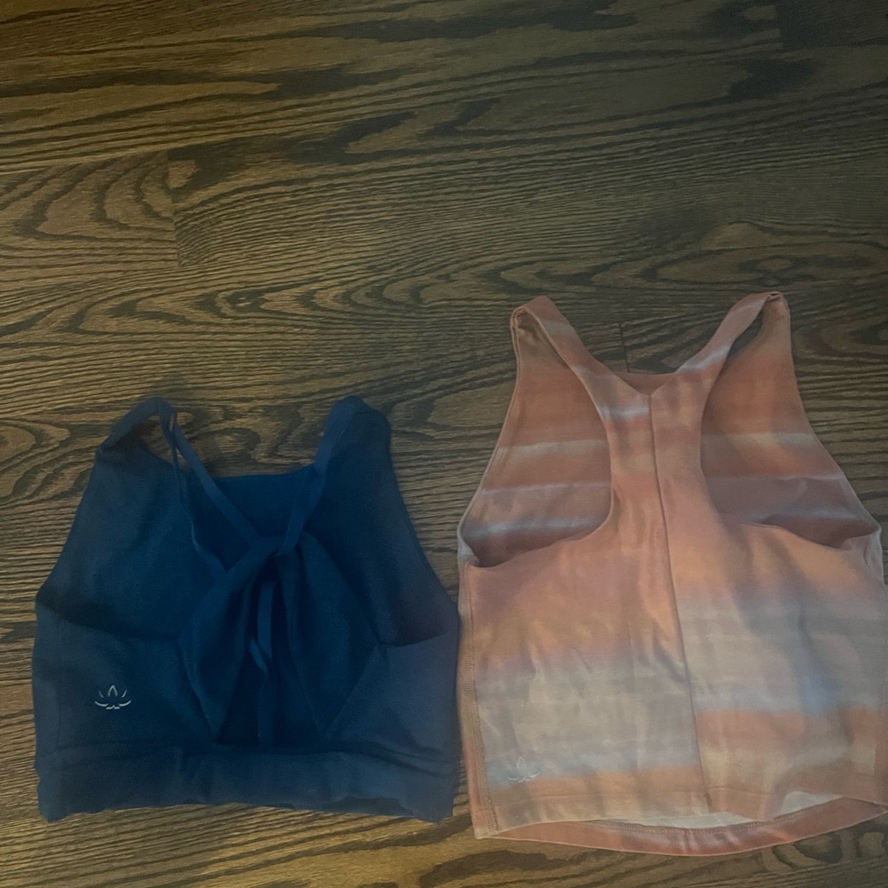 Beyond Yoga Blue and Pink Tops